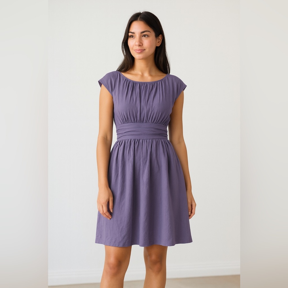 Boden Lavender Selina Dress Sz. 8